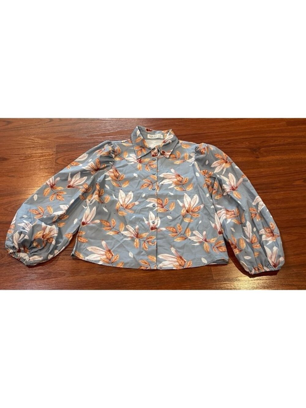 SHEIN FLORAL  L/S BLOUSE SIZE 10-11Y